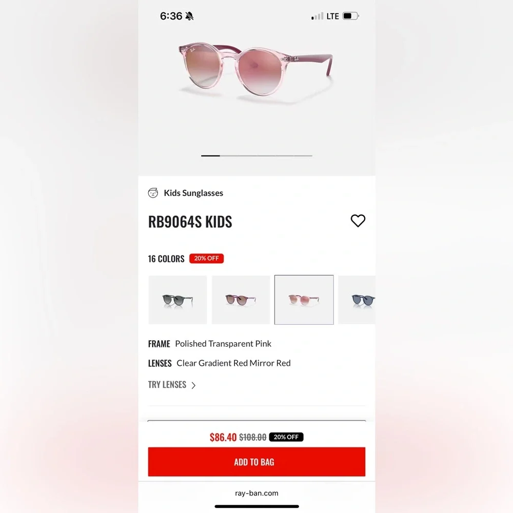 Ray-Ban Kids Sunglasses